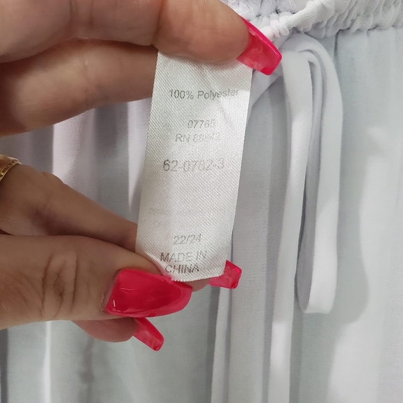 Swimsuits For All Beach Pool Skirt Swimsuit Cover-up Sheer White Size 22/24 Slit - Picture 6 of 11